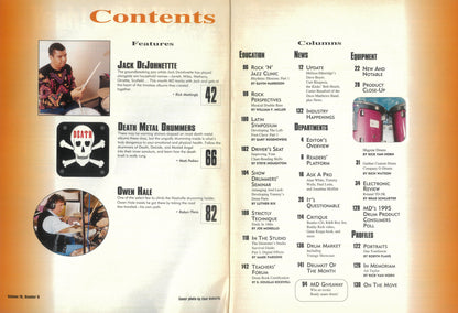 【アウトレット】「MODERN DRUMMER」 バックナンバー 1995年6月号