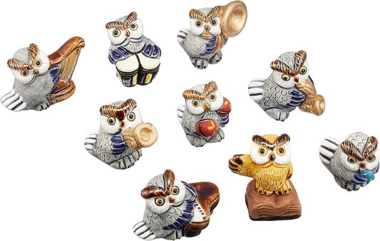 【アウトレット】ふくろうの音楽隊セット 9体セット OL-020