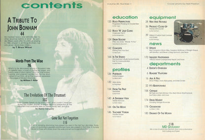 【アウトレット】「MODERN DRUMMER」 バックナンバー 1996年1月号