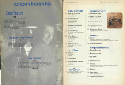 【アウトレット】「MODERN DRUMMER」 バックナンバー 1996年2月号