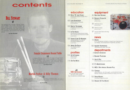 【アウトレット】「MODERN DRUMMER」 バックナンバー 1996年3月号