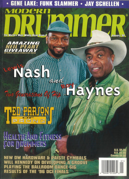【アウトレット】「MODERN DRUMMER」 バックナンバー 1997年1月号
