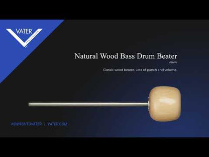 【アウトレット】VATER VBNW バスドラム・ペダル・ビーター［ウッド／ナチュラル］